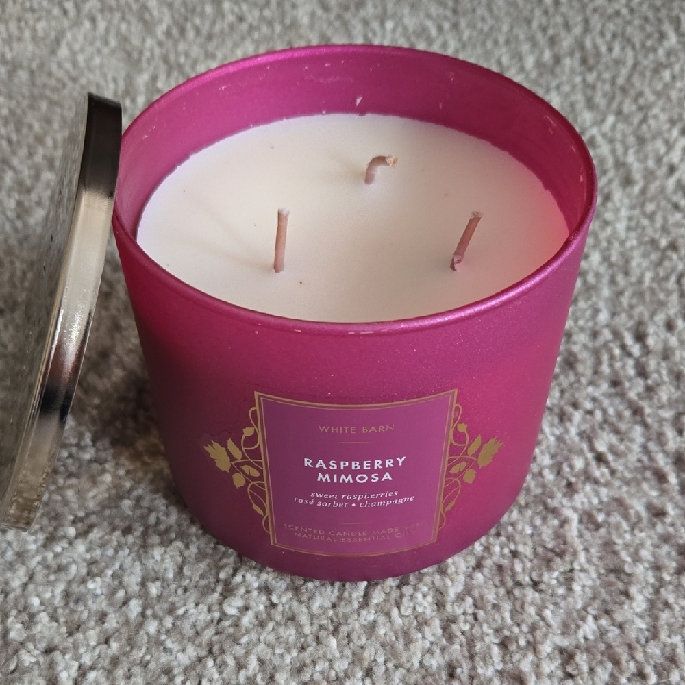White Barn Raspberry Mimosa Candle